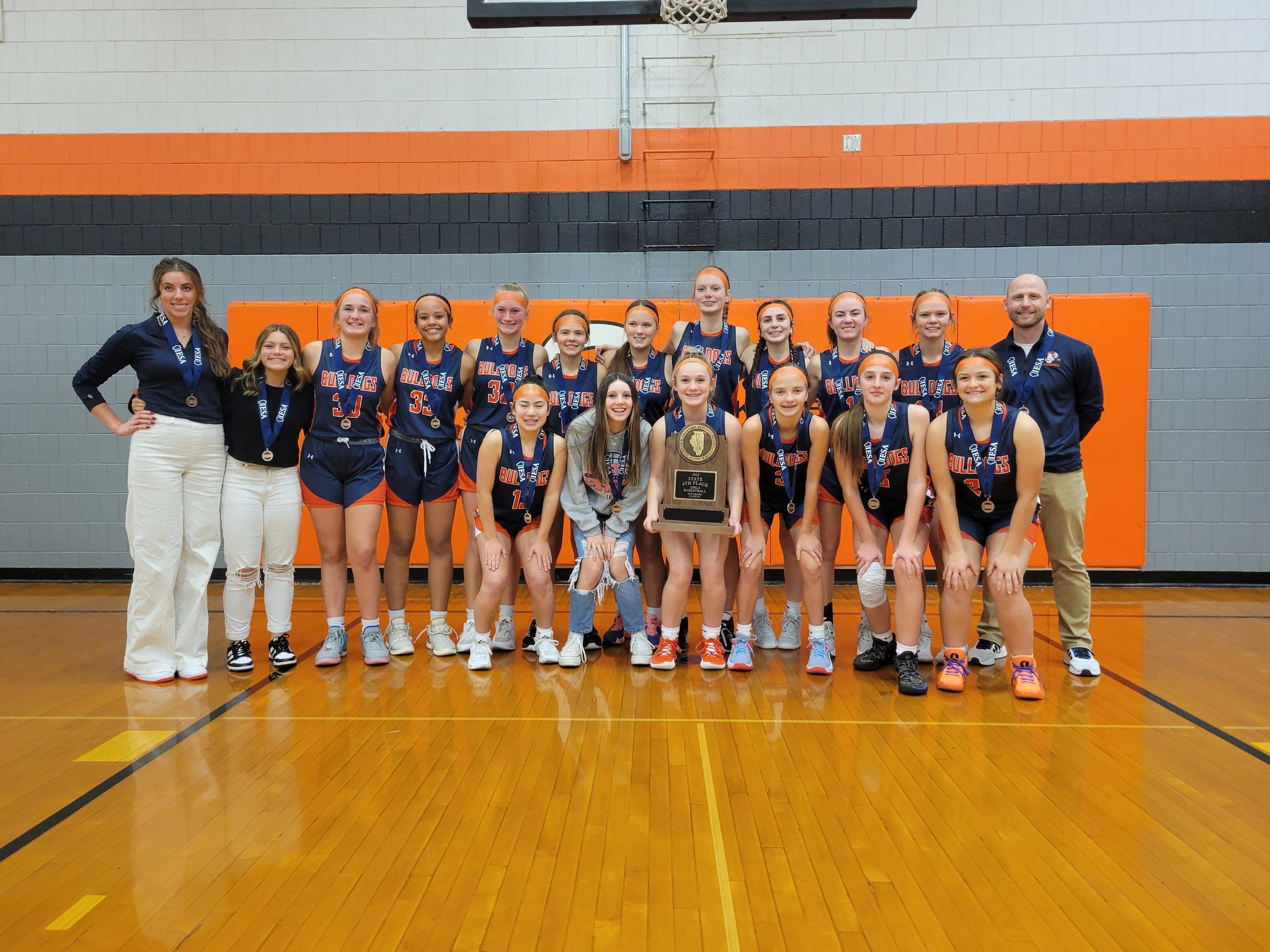 MSJHS 8th grade girls’ basketball finishes season in fourth at IESA